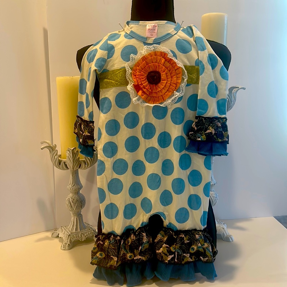 Giggle Moon jumpsuit with leg snaps for changing. SO CUTE and different